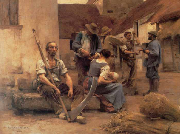 El salario de los segadores. León-Agustin Lhermitte, 1884