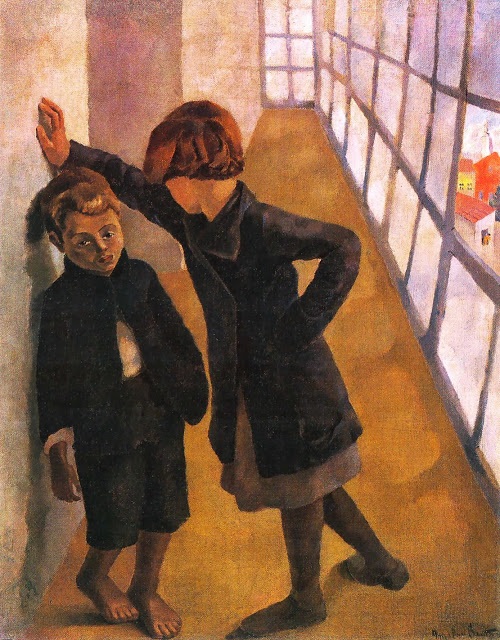 Niños pobres. Ángeles Santos (1911-2013). Museo Nacional Centro de Arte Reina Sofía. Madrid.
