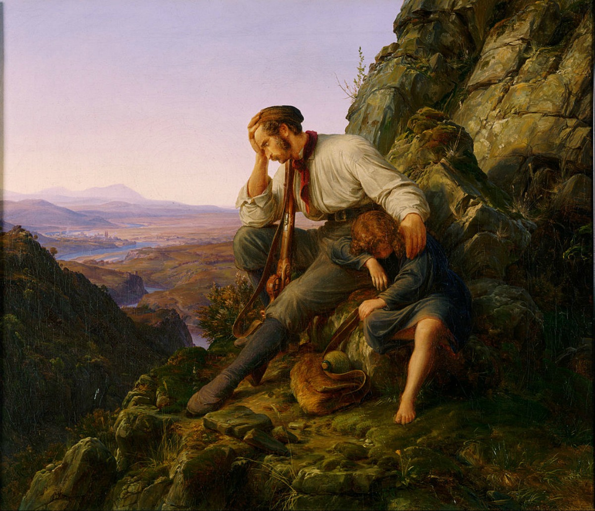 El ladrón y su hijo, 1832. Karl Friedrich Lessing (1808-1880). Philadelphia Museum of Art, The W. P. Wilstach Collection. Philadelphia (USA)