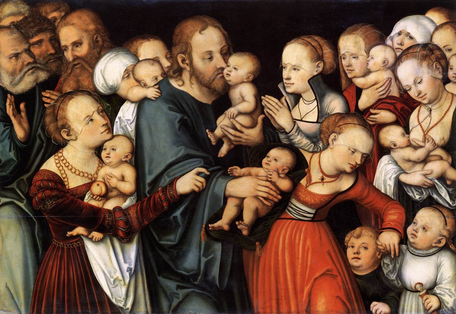Cristo bendiciendo a los niños, 1535-1540.